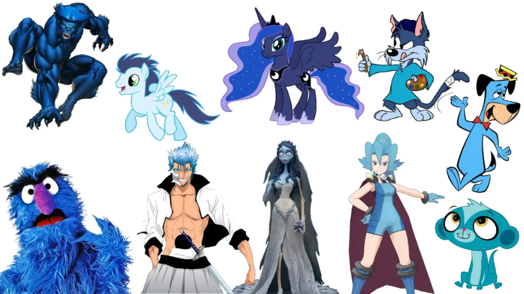 Characters with Blue Hair