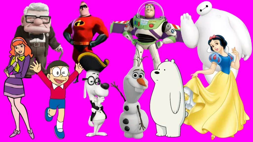 White Cartoon Characters