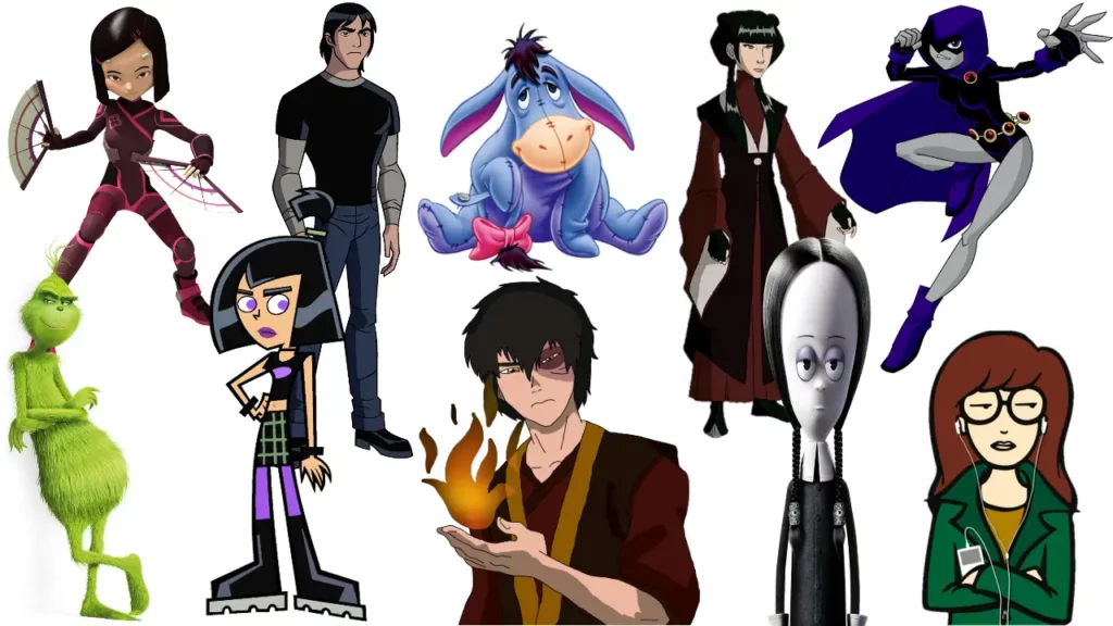 Emo Cartoon Characters
