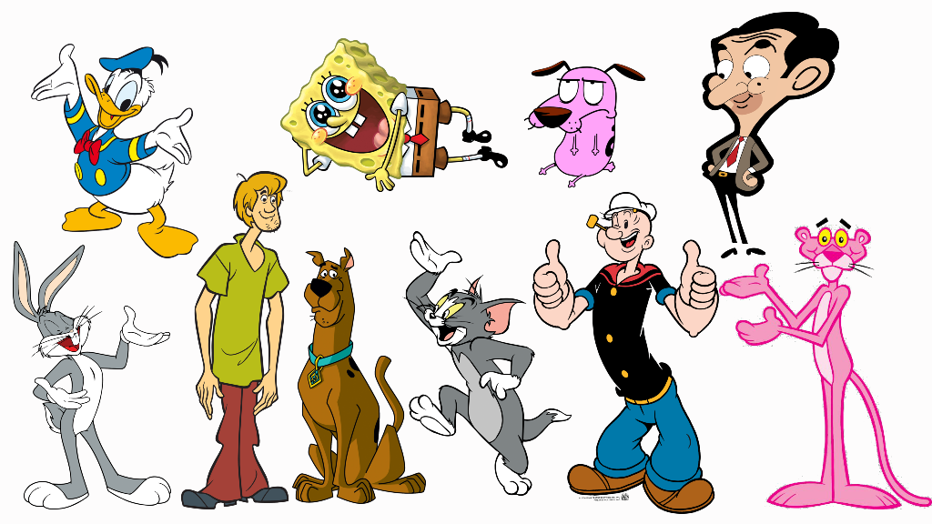 funny cartoon characters