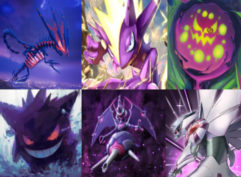 purple pokemons